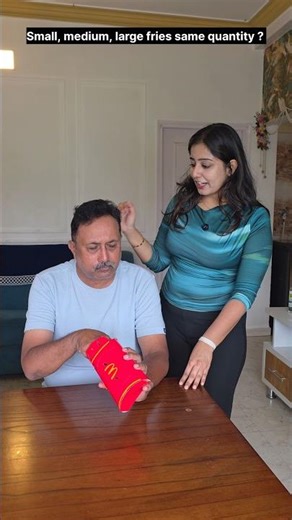 "Small, medium aur large french fries ki same quantity hoti hai?" 😲🤯🤔 #relatable #trending #shorts