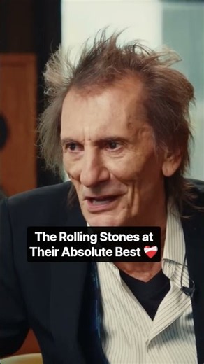 The Rolling Stones at Their Absolute Best ❤️‍🩹 #ronniewood