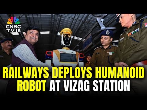 Indian Railways Deploys Humanoid Robot At Vizag Station | N18G | CNBC TV18
