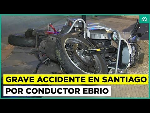 Conductor bajo efectos del alcohol chocó a carabinero de civil que andaba en moto