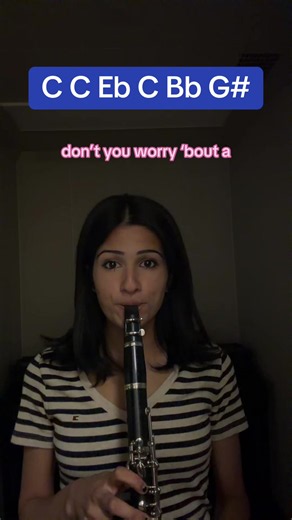Don’t You Worry ’Bout a Thing clarinet notes - easy cover sheet