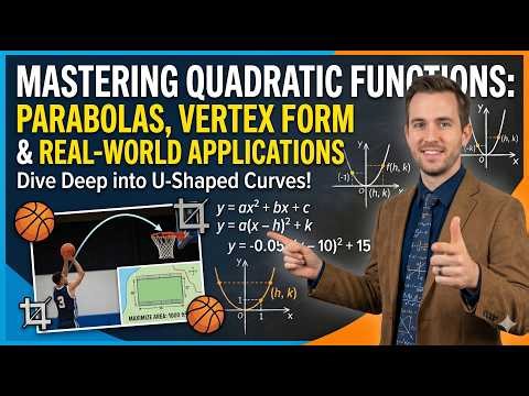 Lecture 28 | Mastering Quadratic Functions: Parabolas, Vertex Form & Real-World Applications