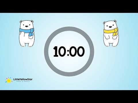Polar Bear – 10 Minutes Countdown Timer With Music | Winter Classroom Timer Bossa Nova Music