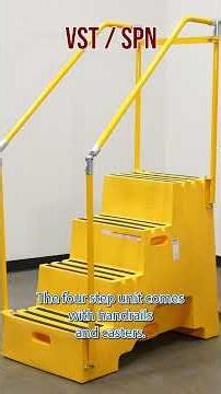 Featuring our Poly Step Stools! #modex2026 #ergonomics #warehouse #VestilMfg #WeveGotIt