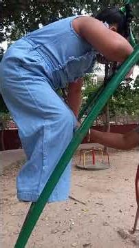 Oh slide in the park, how scary are you