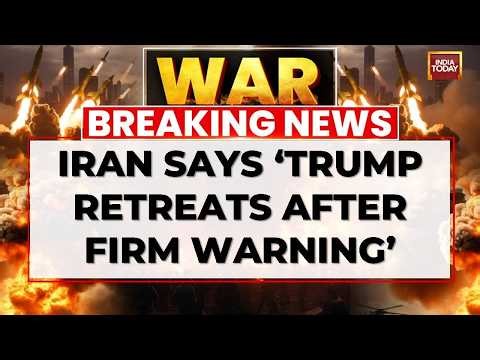 Big Breaking News: Iran Claims Trump Retreated After Warning, Rejects 5-Day Pause on US Strikes