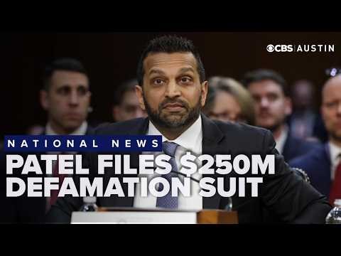 Patel files $250M defamation suit as he claims 'evidence' of 2020 election rigging