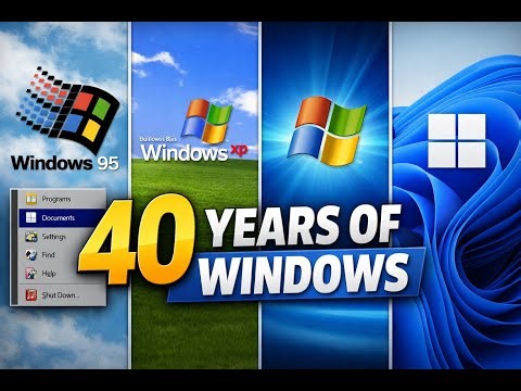 The Complete History of Microsoft Windows (1985–2025)