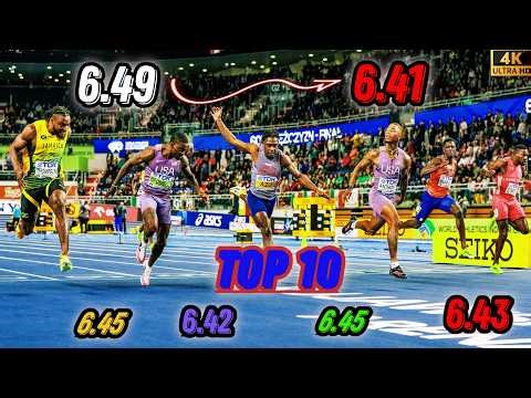 Top 10 Fastest 60m Races of 2026 leading into World Indoors Final