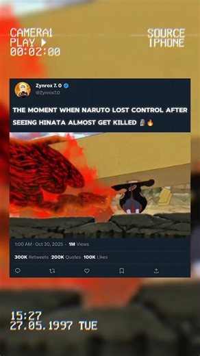 Naruto lost control after seeing Hinata almost get killed 🗿🔥 #naruto #ytshorts