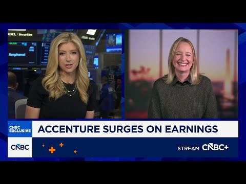 Accenture finishes year with $85 billion of new business, says CEO Julie Sweet