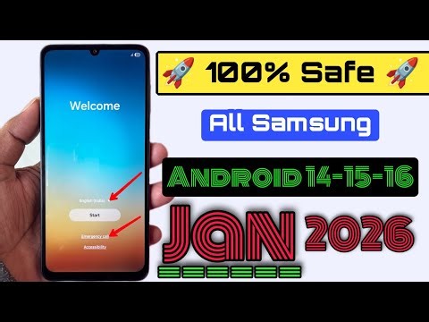 All Samsung FRP Bypass 2026(100% Work) Android 14/15/16 Latest Trick💯% FRP Unlock Without Pc 2026