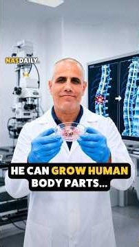 He can grow human body parts...