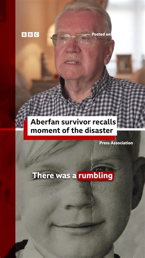 Sixty years on, Aberfan survivor Jeff Edwards recalls how a coal waste tip collapsed onto his school in Wales, killing 116 children. #Aberfan #Wales #History #BBCNews