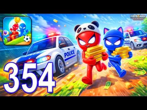 Stickman Party - Gameplay Part 354 Random Funny MiniGames 1 2 3 4 Plyer Free New Update Adventure