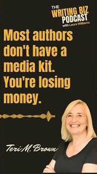 Most authors don't have a media kit You're losing money! #mediakit #bookmarketingtips #sellingabook
