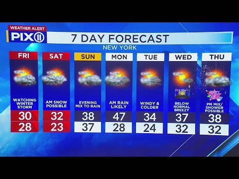 Winter storm watch issued for New York, heavy snow expected