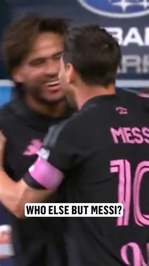 What a BEAUTY from Messi! 🐐 #mls #messi #soccer #intermiami