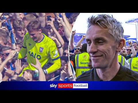 The moment Ipswich Town secured Premier League promotion! 🎉 | Full Interview with Kieran McKenna