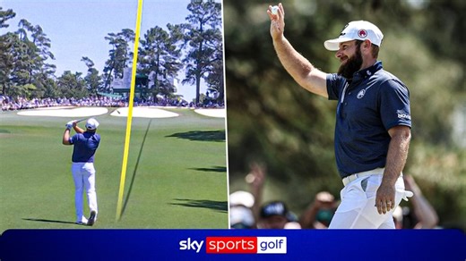 The Masters: Tyrrell Hatton sensationally holes out for eagle at Augusta!