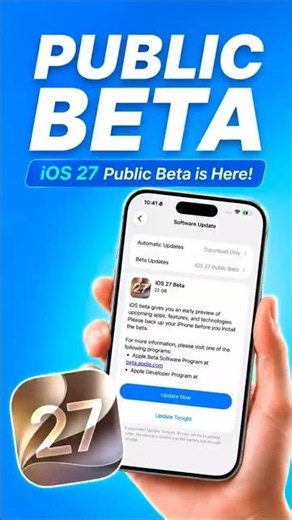 How to Get iOS 27 Public Beta 1 on iPhone! New Siri AI Is Here #shorts