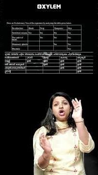 Evolutionary Tree !! | Xylem Class 9