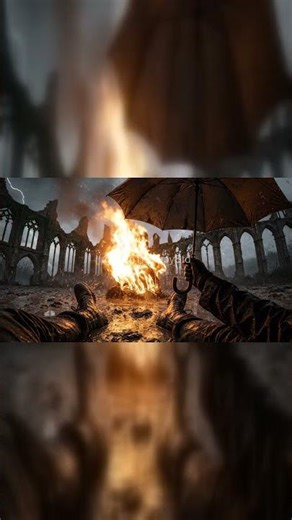 POV: Walking in Heavy Rain (save umbrella)