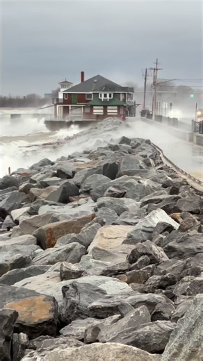 Lake Erie Fury: AMAZING views from a wind whipped Lake Erie today in Hamburg, NY. I’m convinced top wind speeds were close to 80 MPH at times. Among the sights and sounds here—a view from inside my car as the wave spray pelted my vehicle from Hoak’s Lakeshore Restaurant. The abandoned BMW, with windows down, got soaked beyond words. Mother Nature was NOT to be trifled with today. | John Kucko Digital