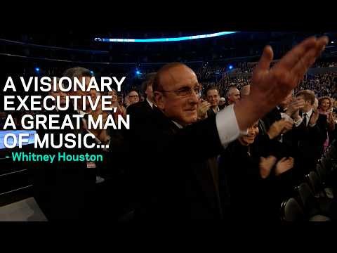 Whitney Houston Honors Her "Industry Father" Clive Davis At The 2009 Grammys
