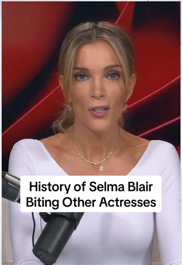 #MegynKelly on the bizarre true history of actress Selma Blair's biting other actresses before her plane meltdown. Subscribe and watch the FULL show on YouTube.com/MegynKelly #megynkellyshow