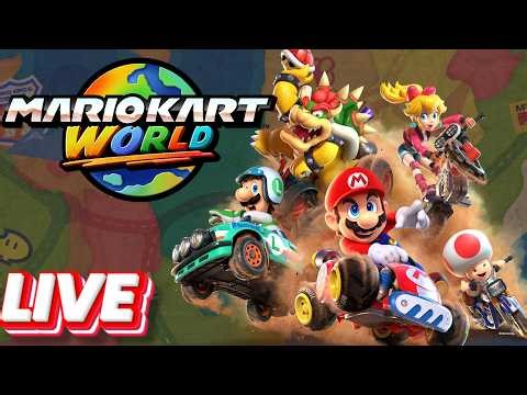 🔴Mario Kart World LIVE
