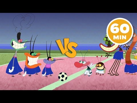 COCKROACHES VS INSECTS ⚽ Oggy and the Cockroaches - Full Episodes HD