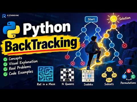 Backtracking in Python Explained 🔥 | Algorithms, Recursion & Coding Problems