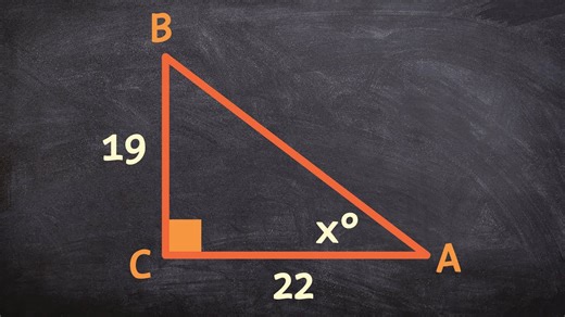 How to apply the inverse of tangent to find the missing values of your triangle