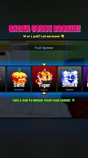 The Curse is BROKEN! I Rolled the Tiger Fruit! 🐯 (Blox Fruits)