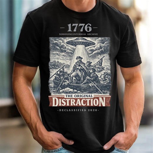 1776 UFO Shirt: Vintage UFO Tee, Retro Alien Tee, Funny Alien Graphic, 4th July Shirt, Patriotic Americana Tee - Etsy