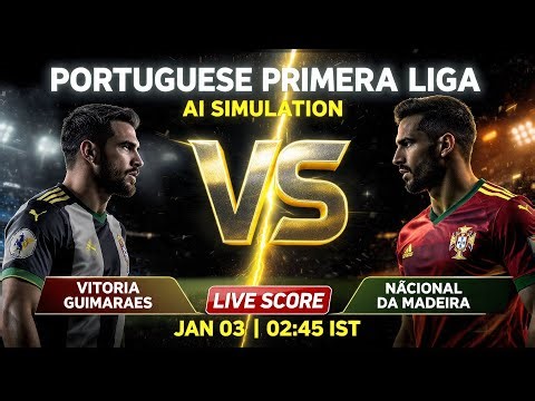 🔴 Vitoria Guimaraes vs Nacional da Madeira | AI Simulation | Live Score | FútbolStream360