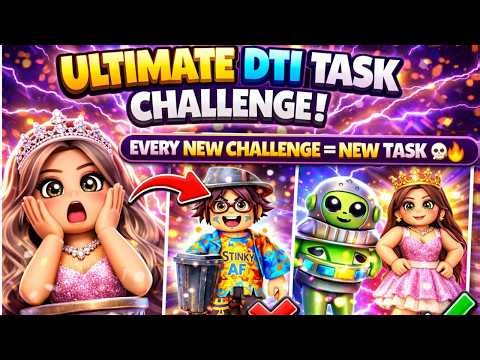 DTI BUT Every Round = NEW TASK 💀 (I LOST CONTROL 😱)#roblox #dti #dresstoimpress #robloxdti #gaming |