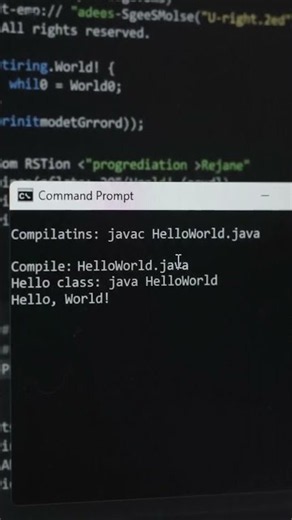 How to run Java program in command prompt #JavaScript #Java #programming