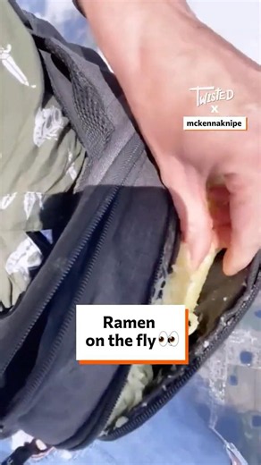 Eating ramen whilst skydiving! 🪂 #Skydiving #Ramen #FoodChallenge