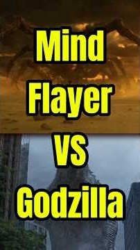 Can The Mind Flayer Beat Godzilla #godzilla #strangerthings #netflix