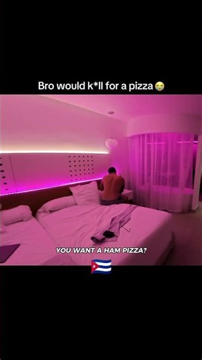 Bro would do this just for a pizza 💀