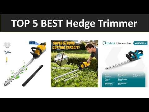 TOP 5 BEST Hedge Trimmer 2026