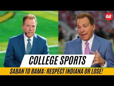 Saban to Bama: Respect Indiana or Lose! 📉