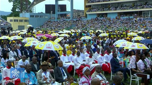 On the final day of his Apostolic Journey, Pope Leo presides over Mass in Malabo Stadium in Equatorial Guinea | Vatican News