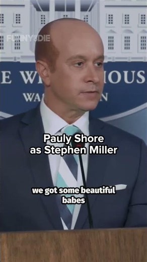 Pauly Shore DESTROYS Stephen Miller in Hilarious White House Parody 😂 #Comedy #Politics #Shorts