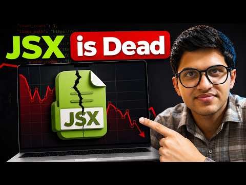 JSX is DEAD! Seriously🤯