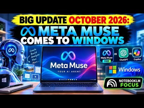 Meta Muse Comes to Windows? Free AI Agent vs ChatGPT & Copilot | Big Update October 2026