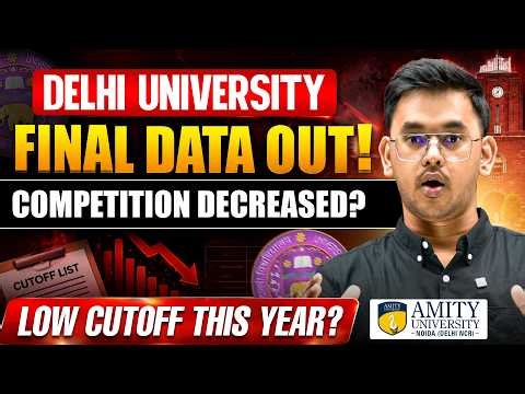 Delhi University UG Cutoff 2026 vs 2025 📊 | Courses, Seats & Preference | DU Final Shocking Data!