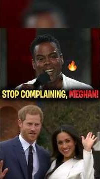 Chris Rock ROASTS Meghan Markle!
